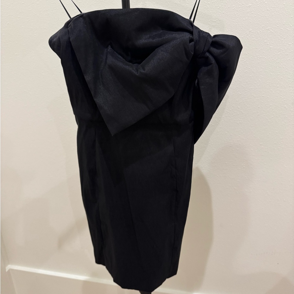 Lovely Day Black Strapless Dress